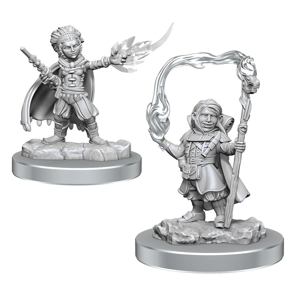 D&D Nolzur's Marvelous Unpainted Minis: Halfling Wizards