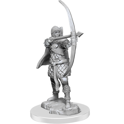 WizKids Deep Cuts Unpainted Minis: Female Human Rogue - 2