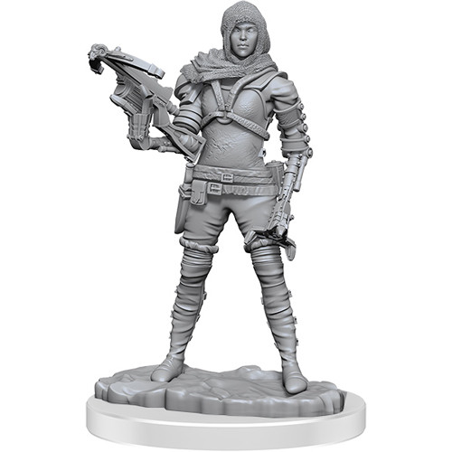 WizKids Deep Cuts Unpainted Minis: Female Human Rogue