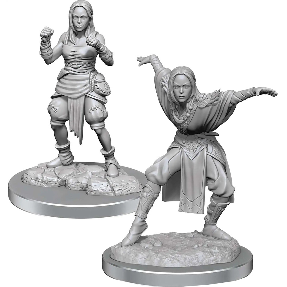 D&D Nolzur's Marvelous Unpainted Minis: Female Half-Elf Monk