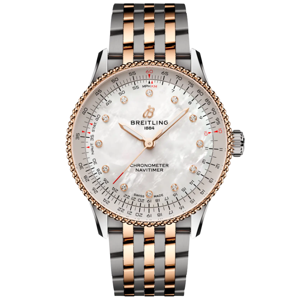 Breitling  U17327211A1U1 Navitimer Automatic 36 stål och 18 k rött guld