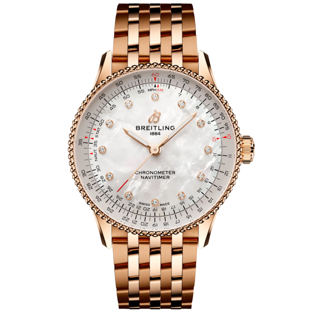 Breitling R17327211A1R1 Navitimer Automatic 36 18 k rött guld