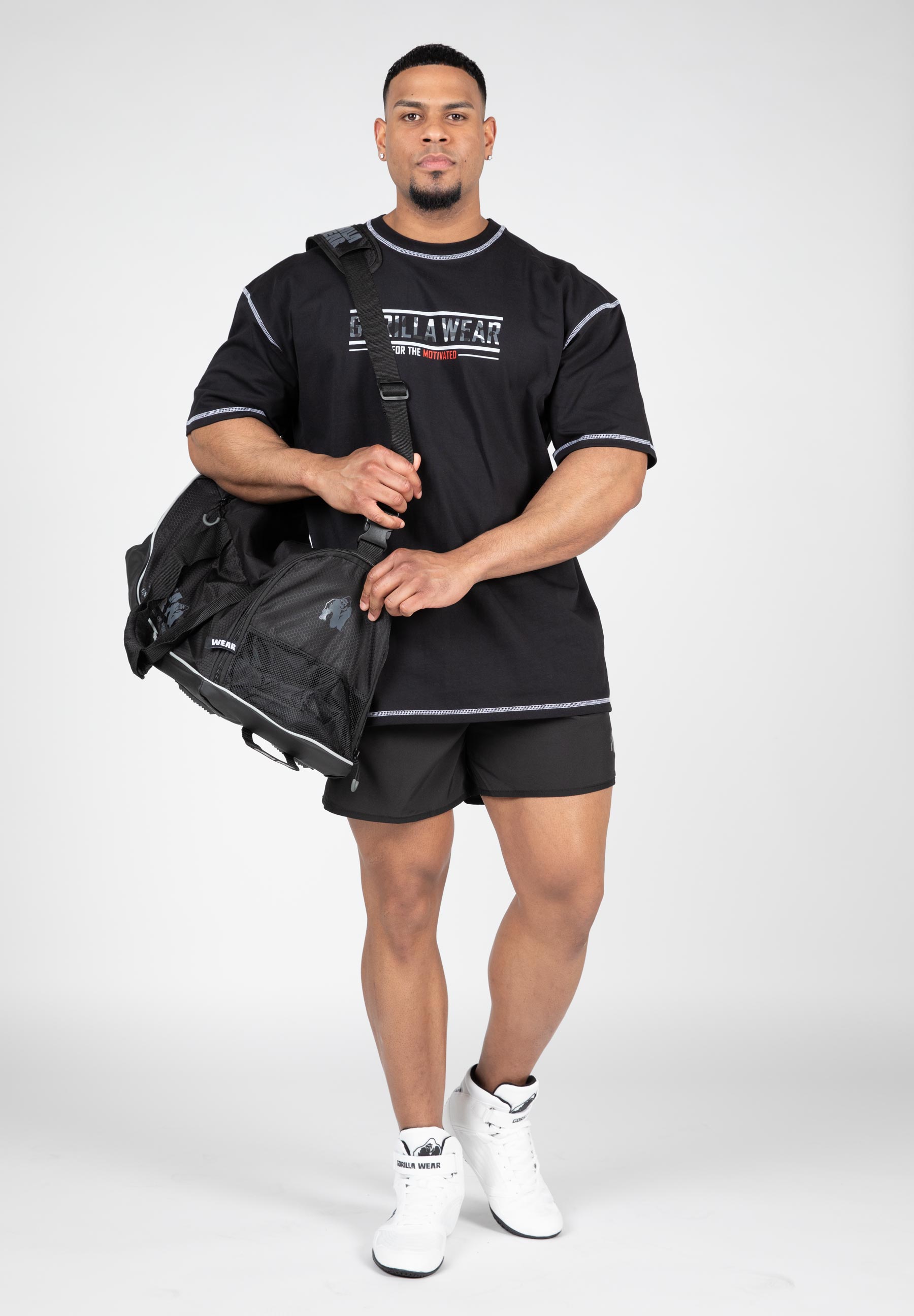 Saginaw Oversized T-Shirt, black - 8