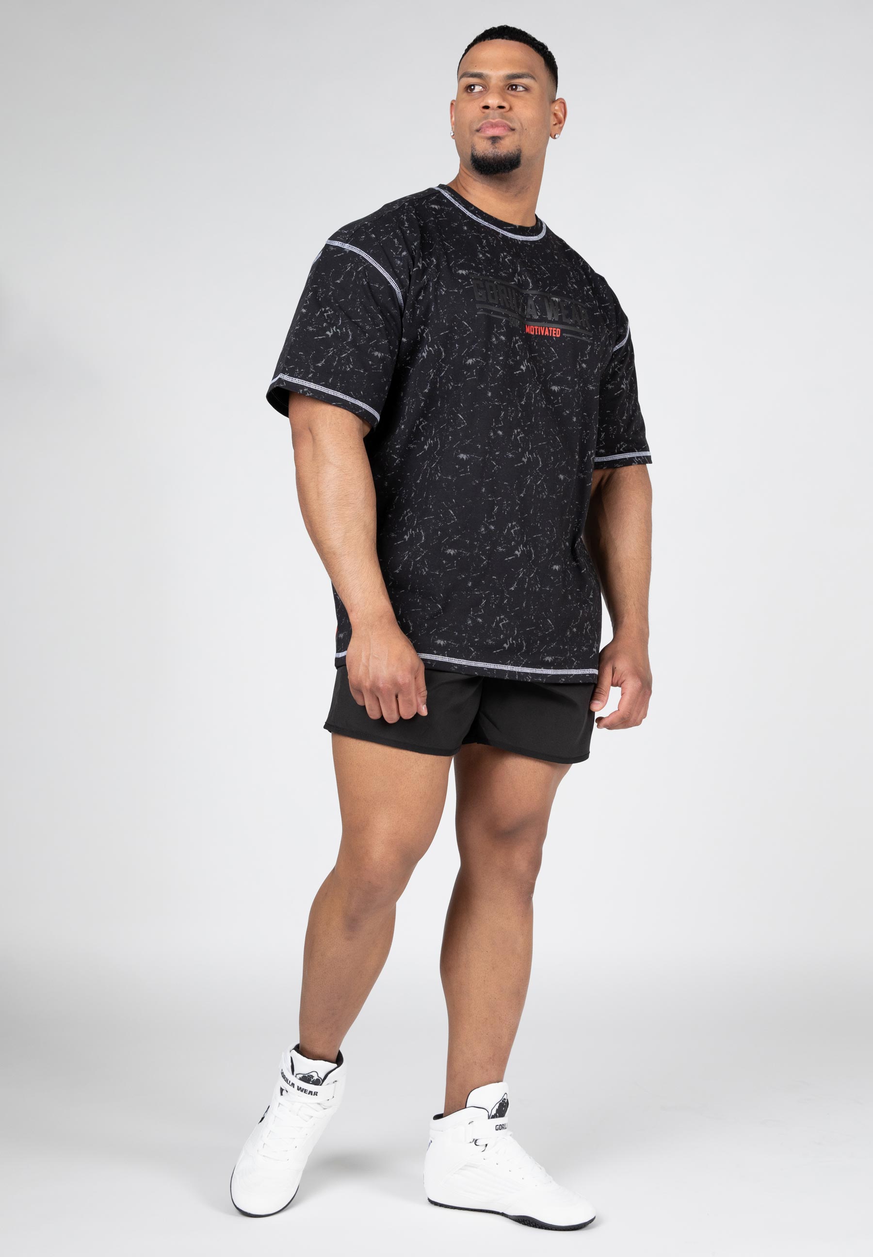 Saginaw Oversized T-Shirt, washed black - 3