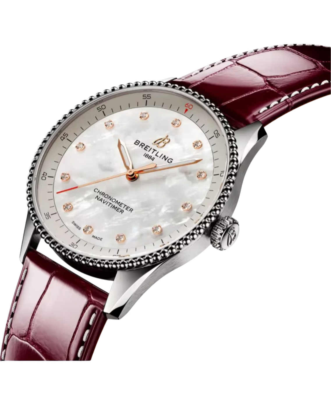 Breitling A77320E61A2P2 Navitimer 32 pärlemor profil