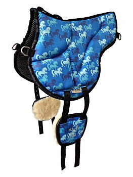 LIMITED EDITION! Barefoot® Ride-On-Pad Barn / Shettis, PonyBlue