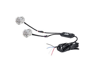 L88 Twin (Bulls Eye) 2x4-LED, upotettava, Sin., luokka-2 yö/päivä