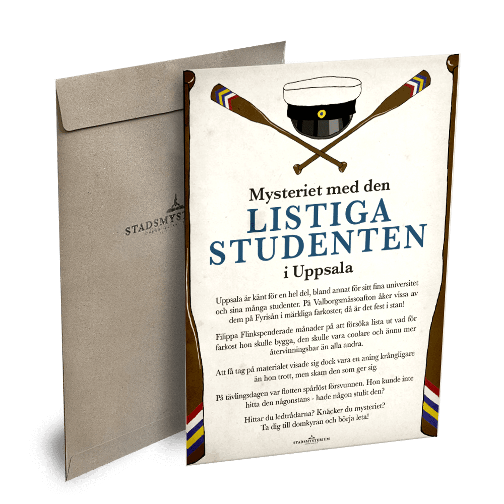 Stadsmysterium Uppsala Listiga Studenten