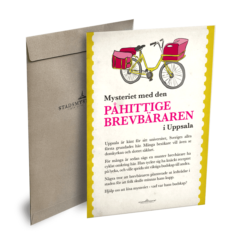 Stadsmysterium Uppsala påhittiga brevbäraren