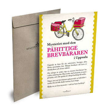 Stadsmysterium Uppsala påhittiga brevbäraren