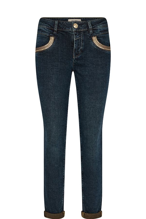 Mos Mosh - MMNaomi Rustic Jeans Dark Blue Regular - 5