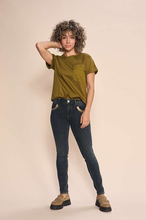 Mos Mosh - MMNaomi Rustic Jeans Dark Blue Regular - 3