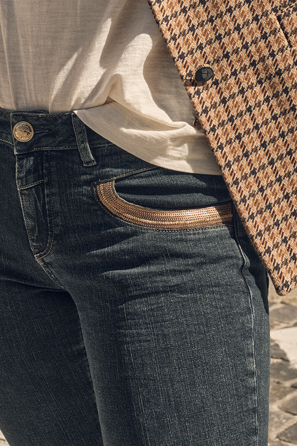 Mos Mosh - MMNaomi Rustic Jeans Dark Blue Regular