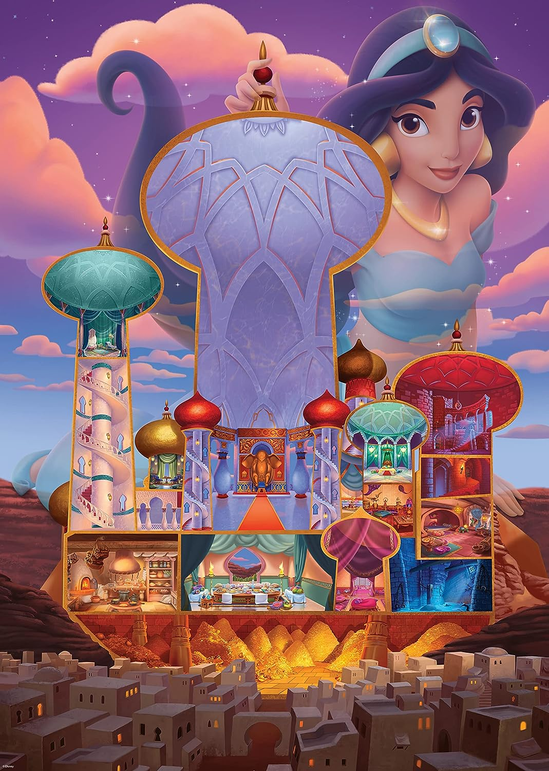 Disney Castles - Jasmine 1000 Bitar Ravensburger