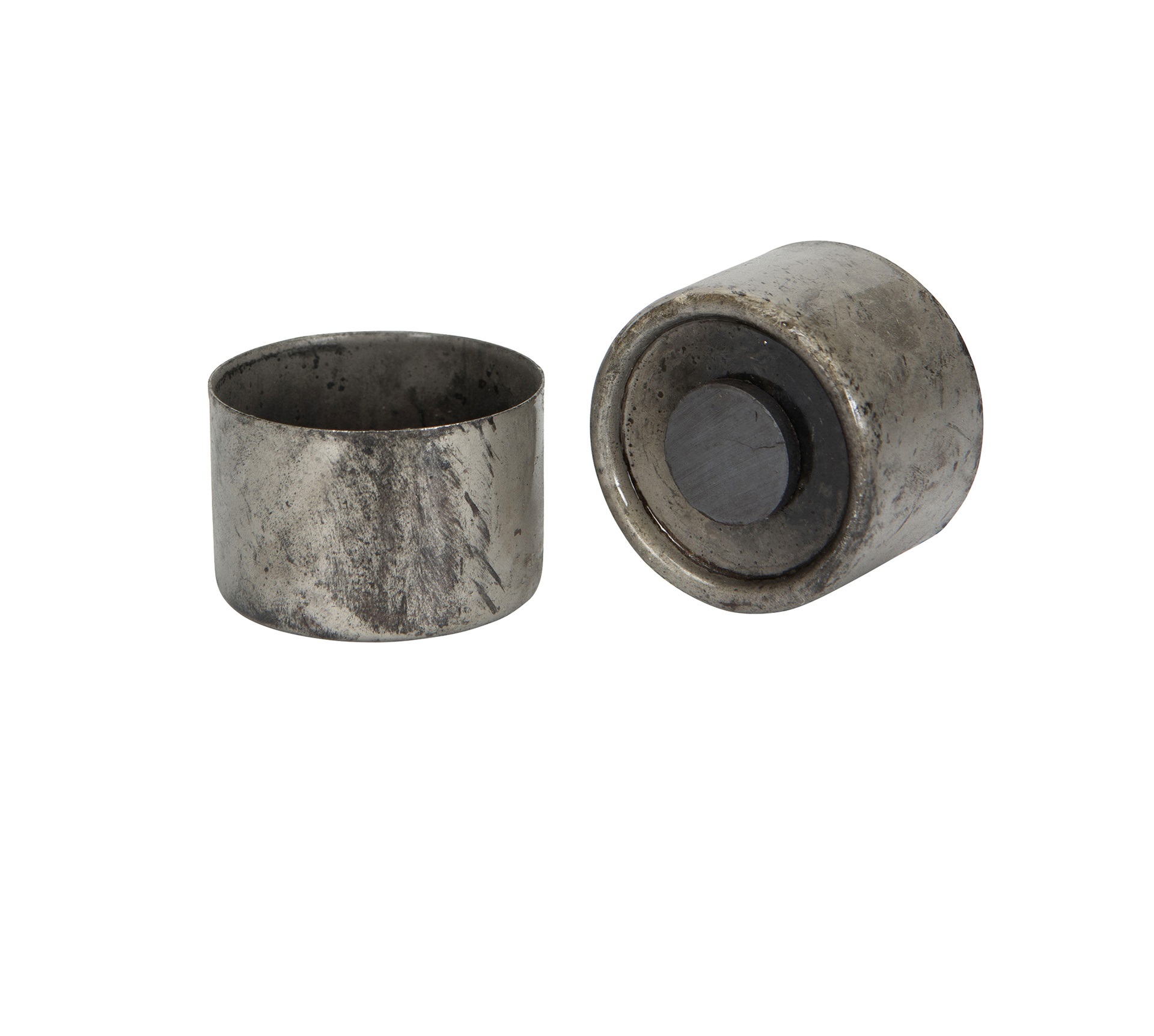 Ljushållare med magnet till värmeljus antik silver - 3