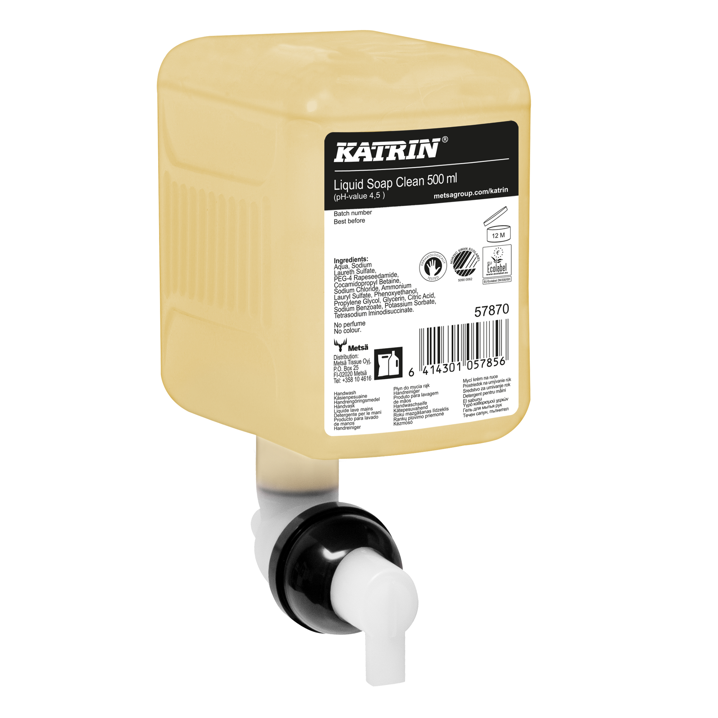 Katrin Flytande Tvål Neutral 500 ml, Clean