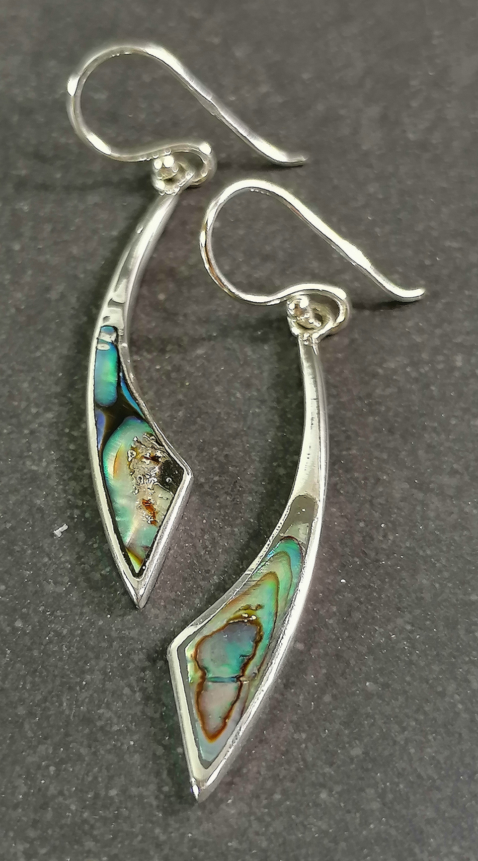 Örhänge Abalone - Silver