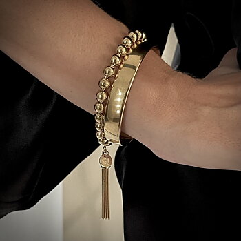 Tassel Armband i guld