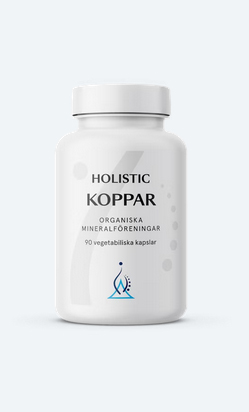 Koppar 2 mg, 90 kap, Holistic