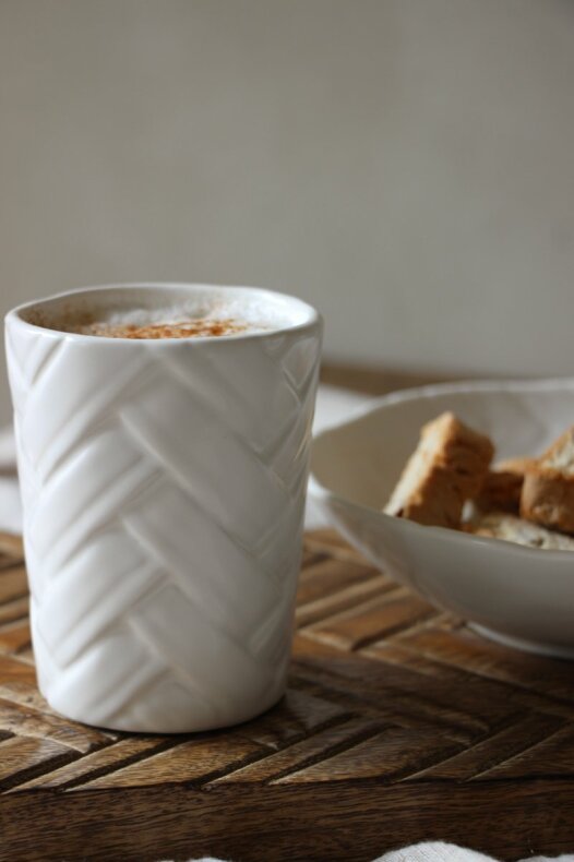 Mugg - Herringbone Vit - Majas Cottage - 4