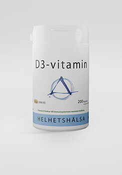 D3-vitamin, 50 µg 200 kap, Helhetshälsa