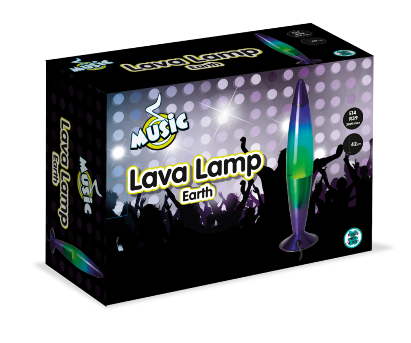 Music Lavalampa Jorden 42 cm