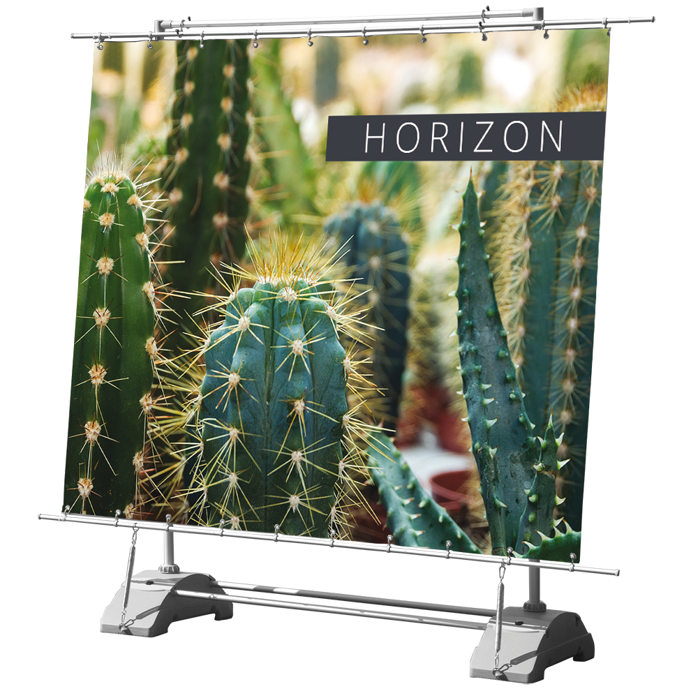 Horizon Banner Vägg B 250 x H 150-240cm (justerbar höjd )