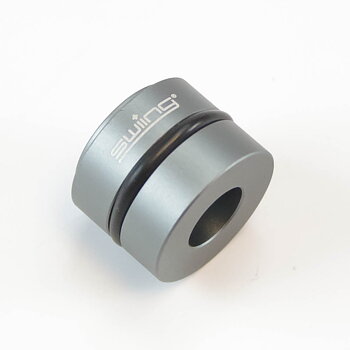 bøsning til motorblok Sachs 15 mm aluminium, til "dum" montering, Swiing