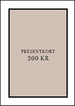 Presentkort 200 Kronor