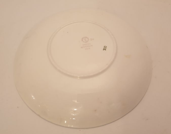 Plate with rose border - 2