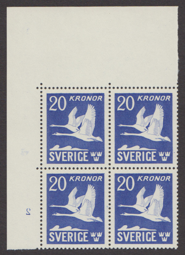 F 337C, Flygande Svanar hörnfyrblock **
