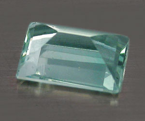 Impresionante piedra preciosa de aguamarina natural en forma de baguette de 0,63 ct. - 2