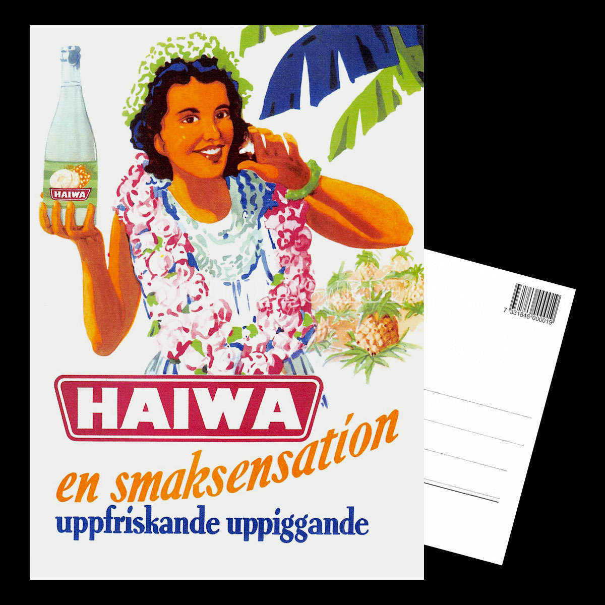 HAIWA läskedryck - Vykort A5 - 3
