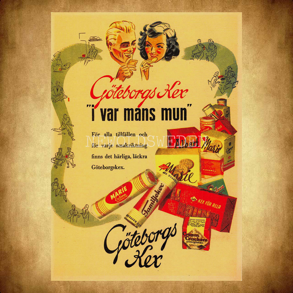 GÖTEBORGS KEX - Vykort A5 - 2