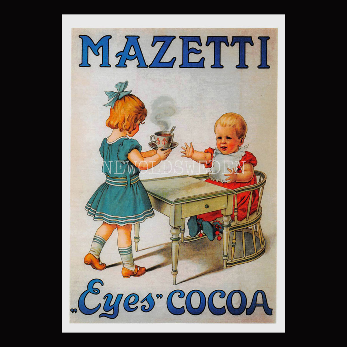 MAZETTI Eyes COCOA - Vykort A5t