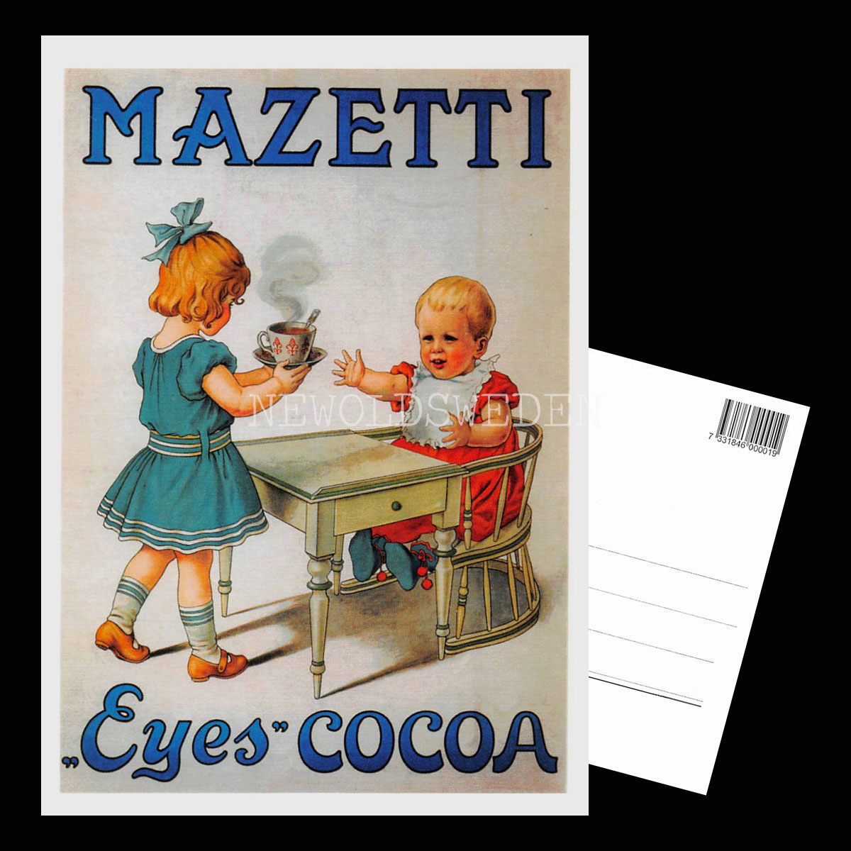 MAZETTI Eyes COCOA - Vykort A5t - 3
