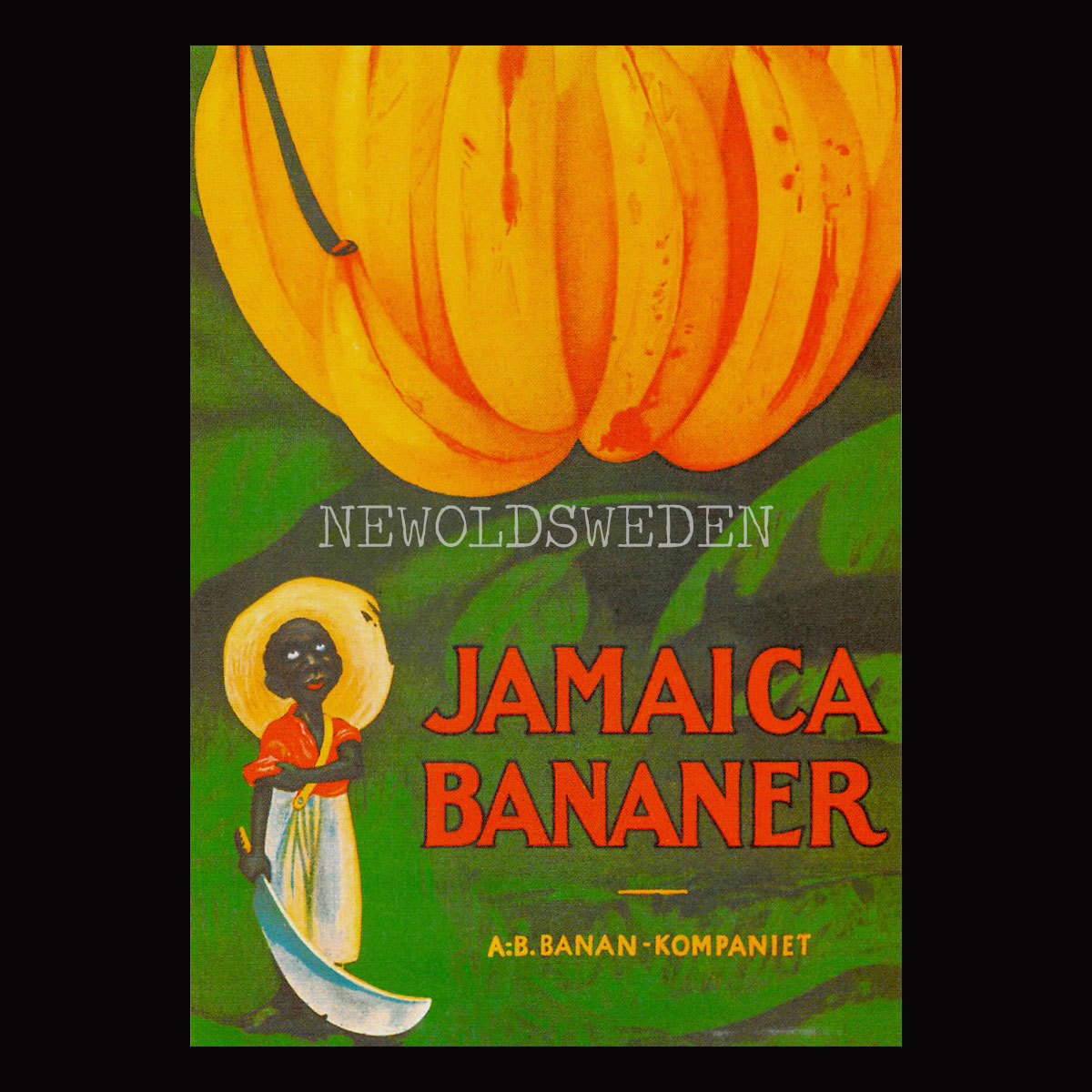 BANAN-KOMPANIET JAMAICA BANANER - Vykort A5