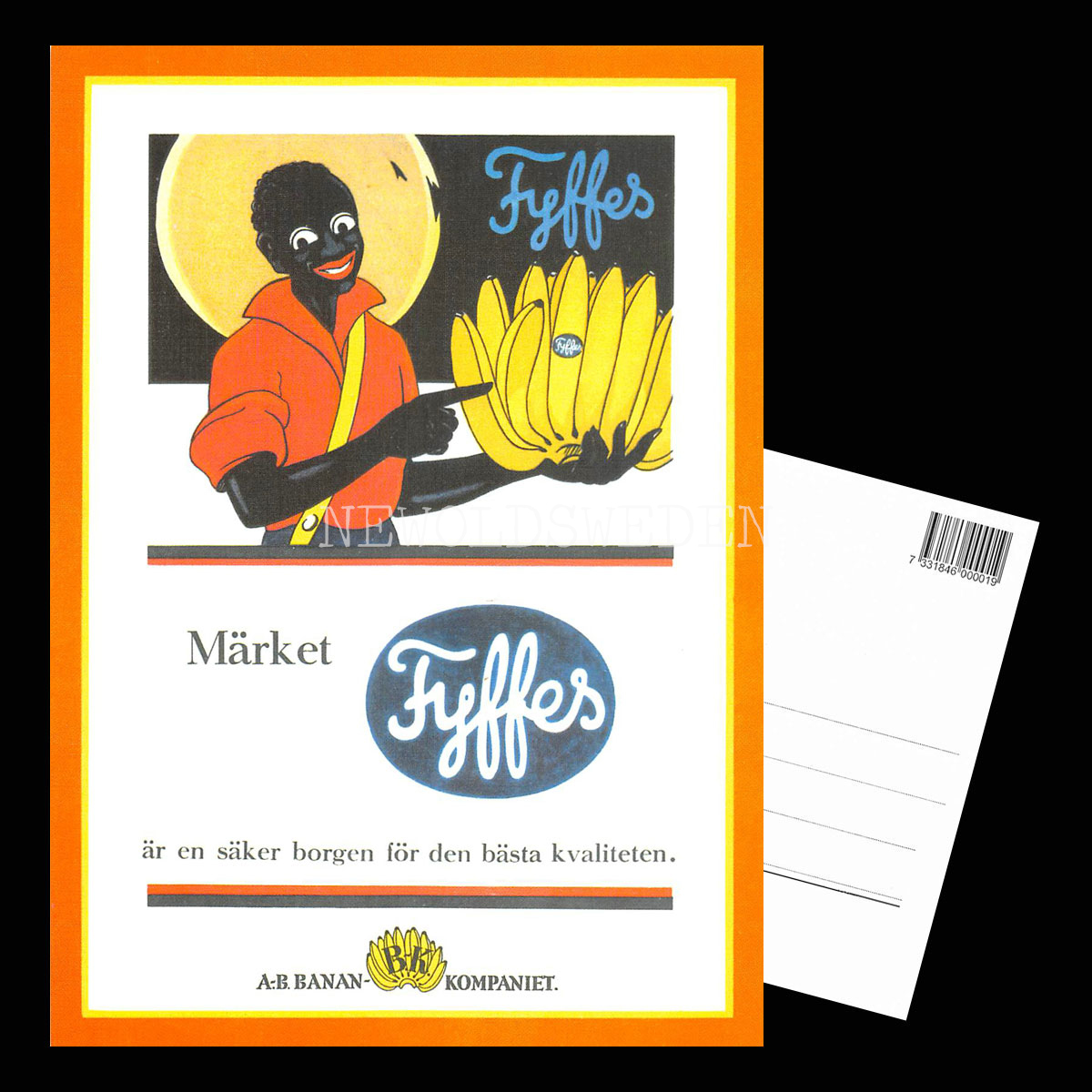 BANAN-KOMPANIET - Fyffes bananer - Vykort A5 - 3