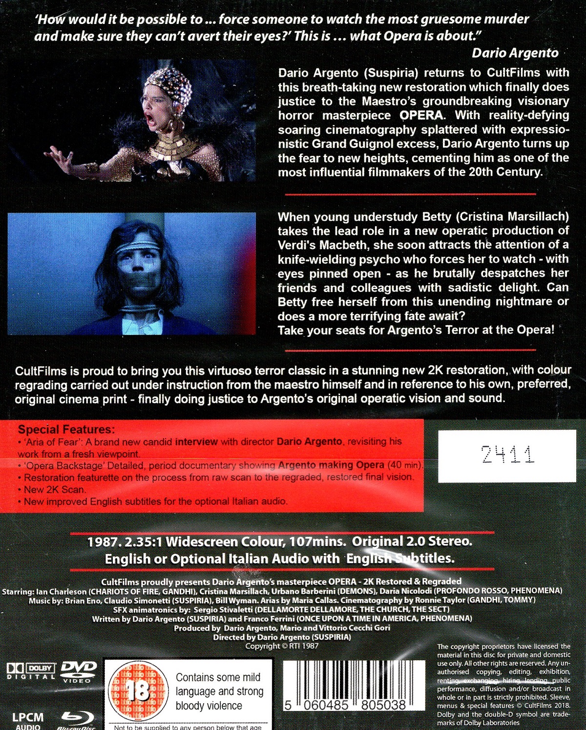 Opera (Limited Edition) (ej svensk text) (Blu-ray + DVD) - 2