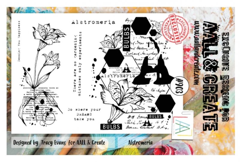 A5 Stamp Set - Astromeria