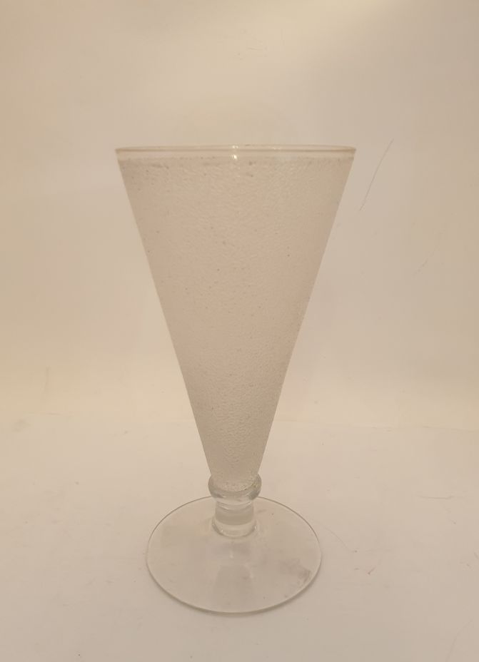 Drinkglas frostat 1950-tal