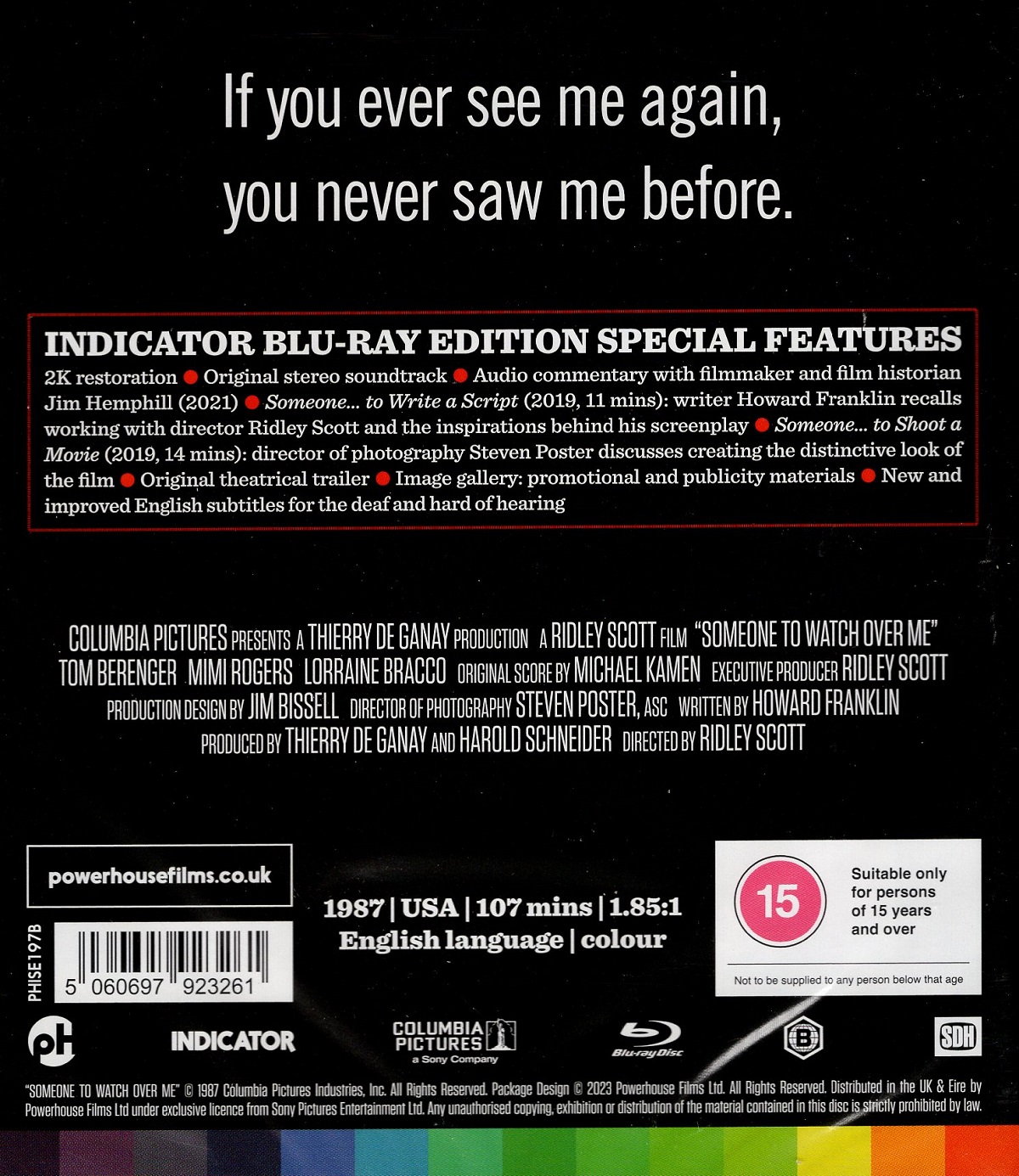Someone To Watch Over Me (ej svensk text) (Blu-ray) - 2