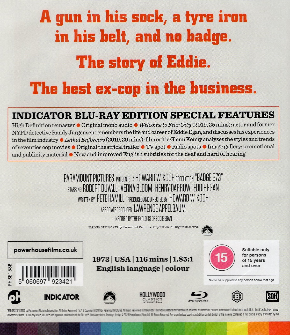 Badge 373 (ej svensk text) (Blu-ray) - 2