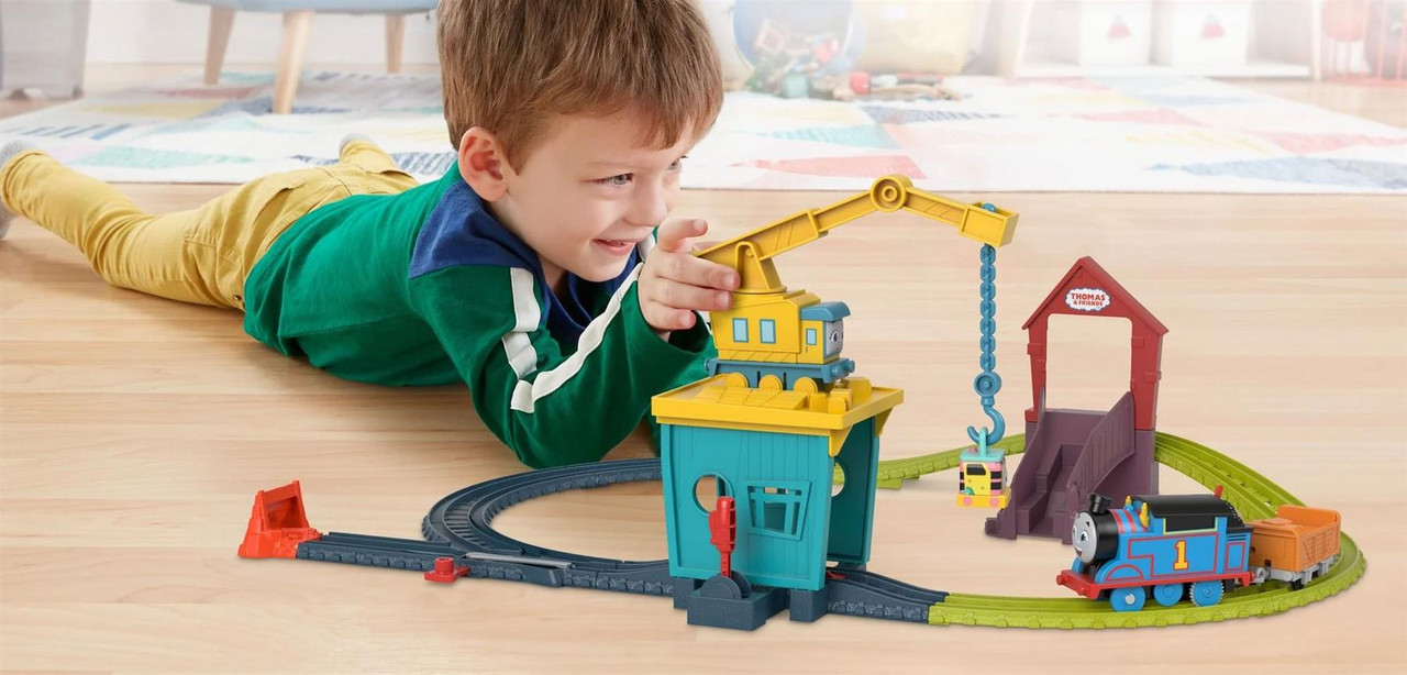 Thomas, Carly og Sandy, startsett (TrackMaster med motor) - 4