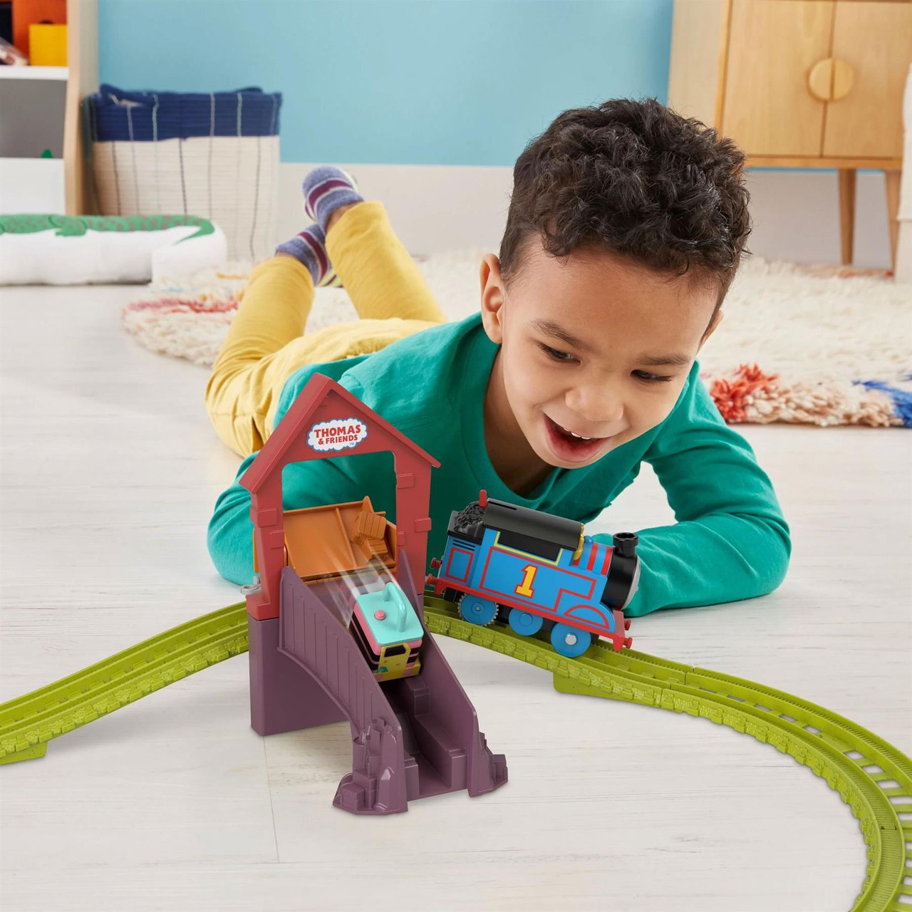 Thomas, Carly og Sandy, startsett (TrackMaster med motor) - 5