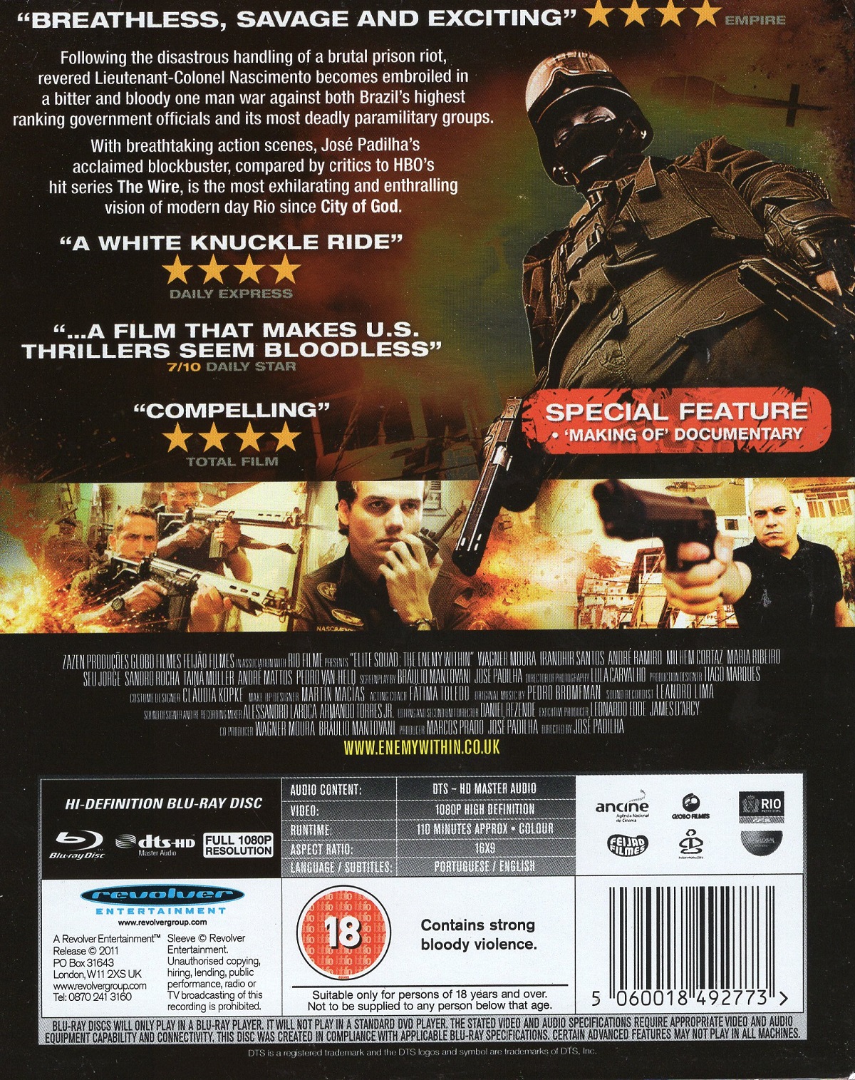 Tropa De Elite 2 (ej svensk text) (Blu-ray) - 2