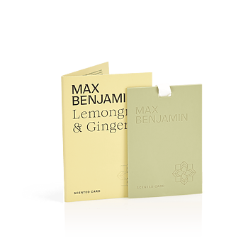 Max.B Lemongrass & Ginger Doftkort