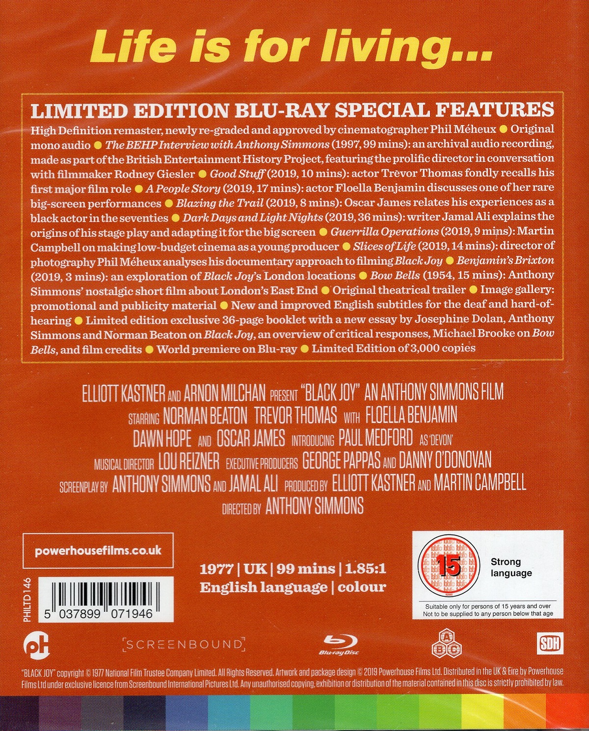 Black Joy (Limited Edition) (ej svensk text) (Blu-ray) - 2