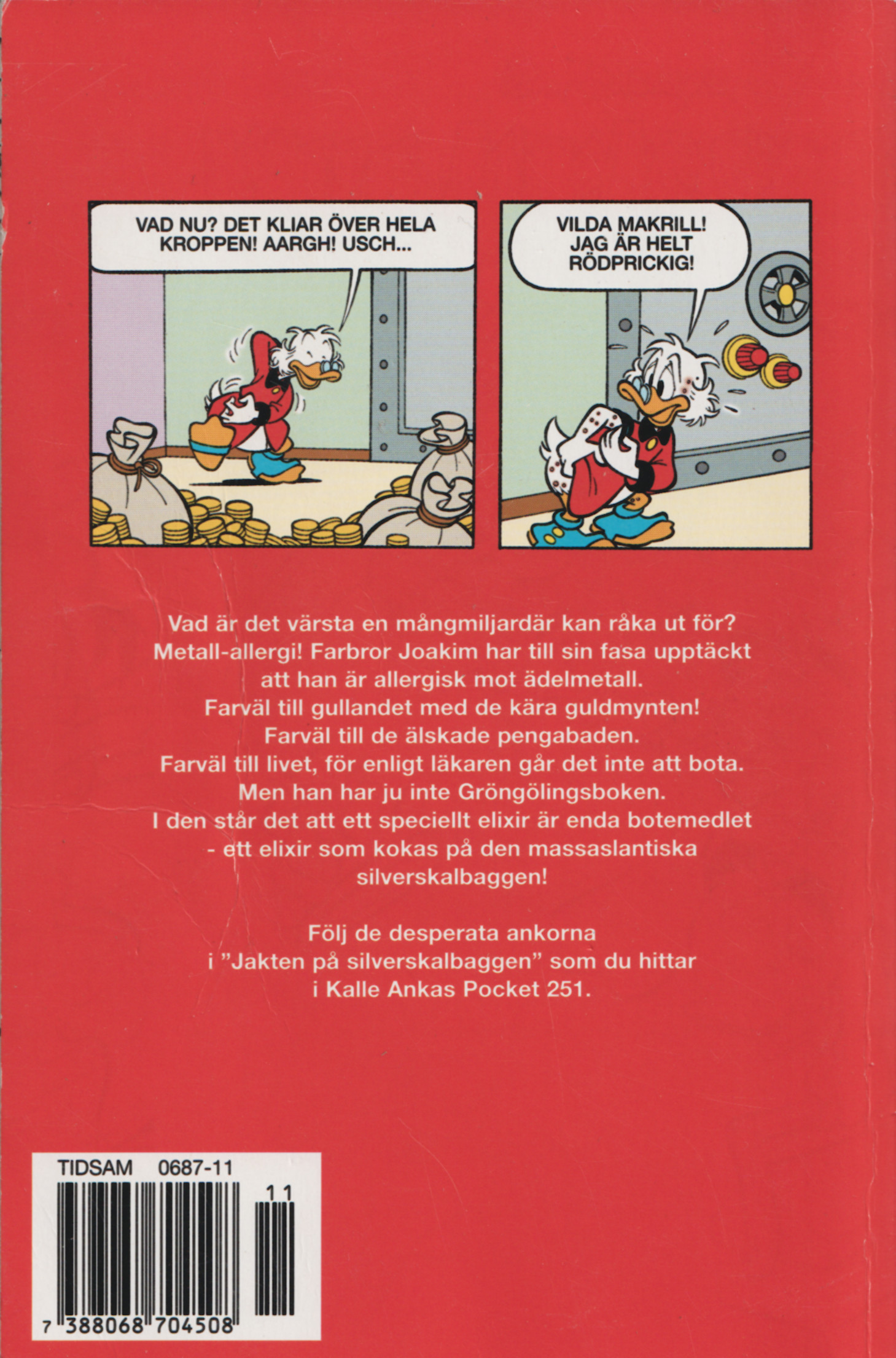 Kalle Ankas pocket 251 Jakten på silverskalbaggen, begagnad! - 2