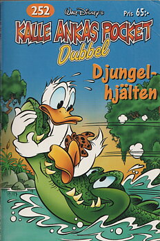 Kalle Ankas pocket 252 Djungelhjälten, begagnad!